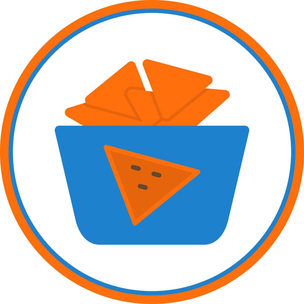 Nachos Vector Icon Design
