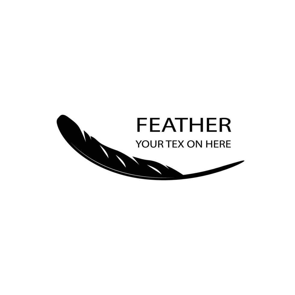 vector de logotipo de arte de pluma