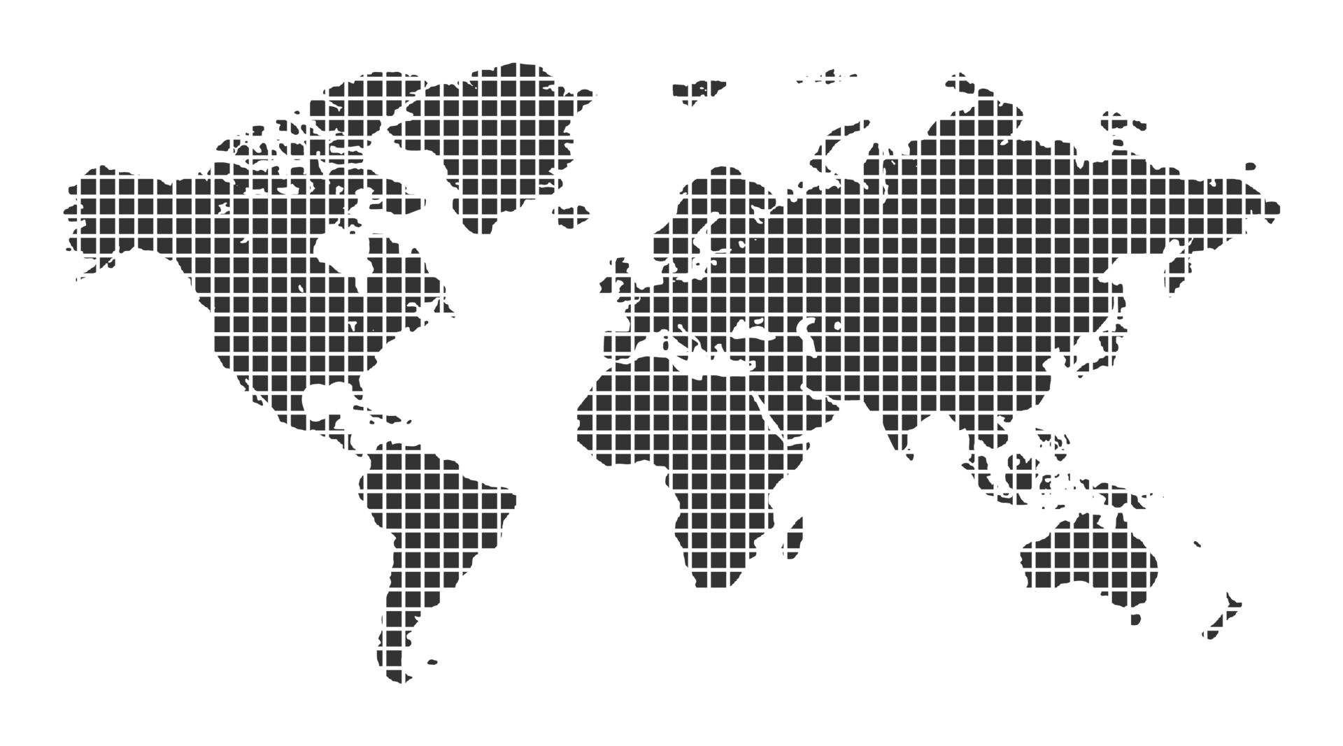 World map with square dots effect - World Map With Square Dots Effect Illustration Isolated On Transparent Background Free Png 