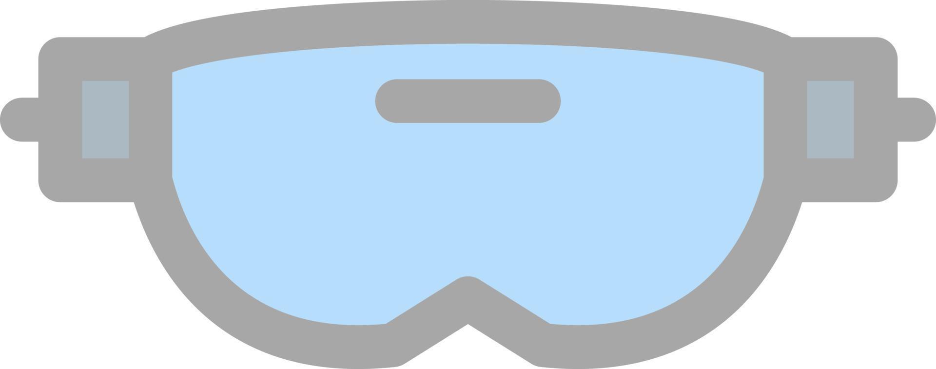 VR Glasses Line Vector Icon Design