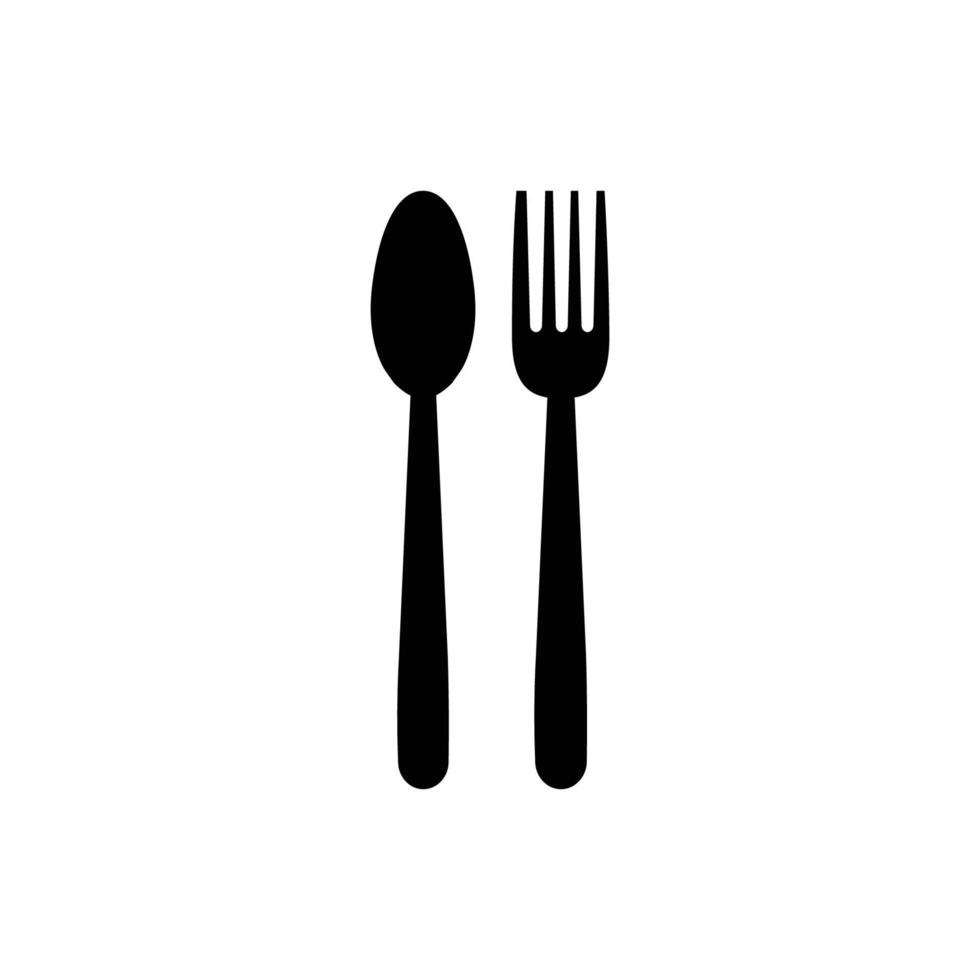 spoon and fork logo vector