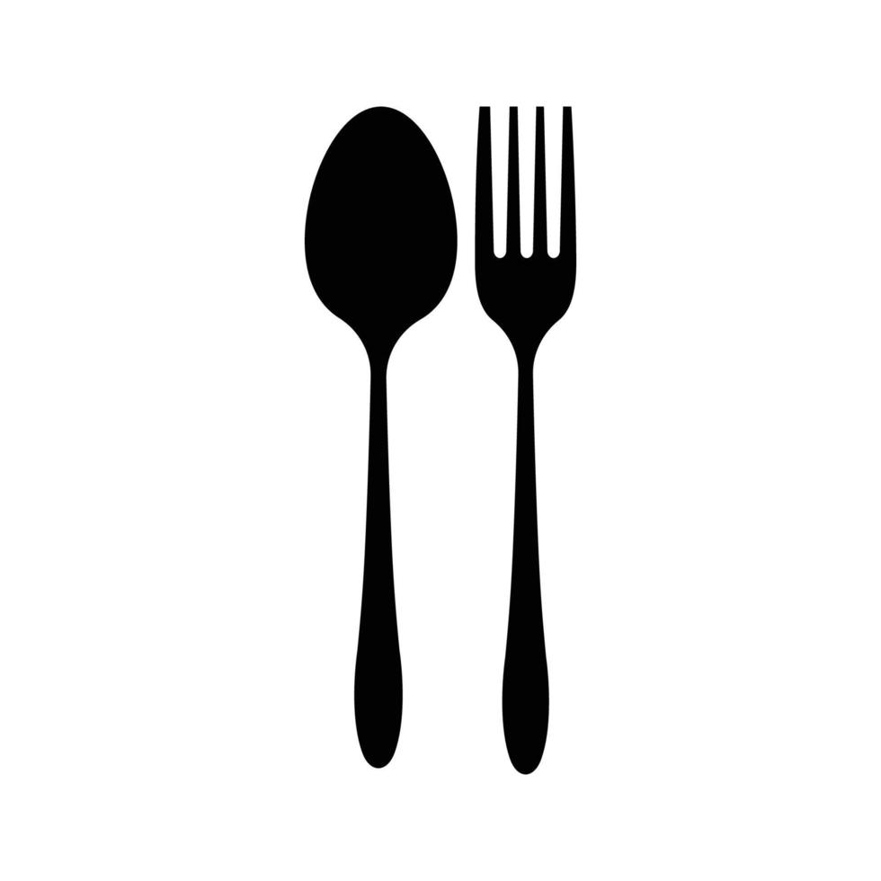 spoon and fork logo vector