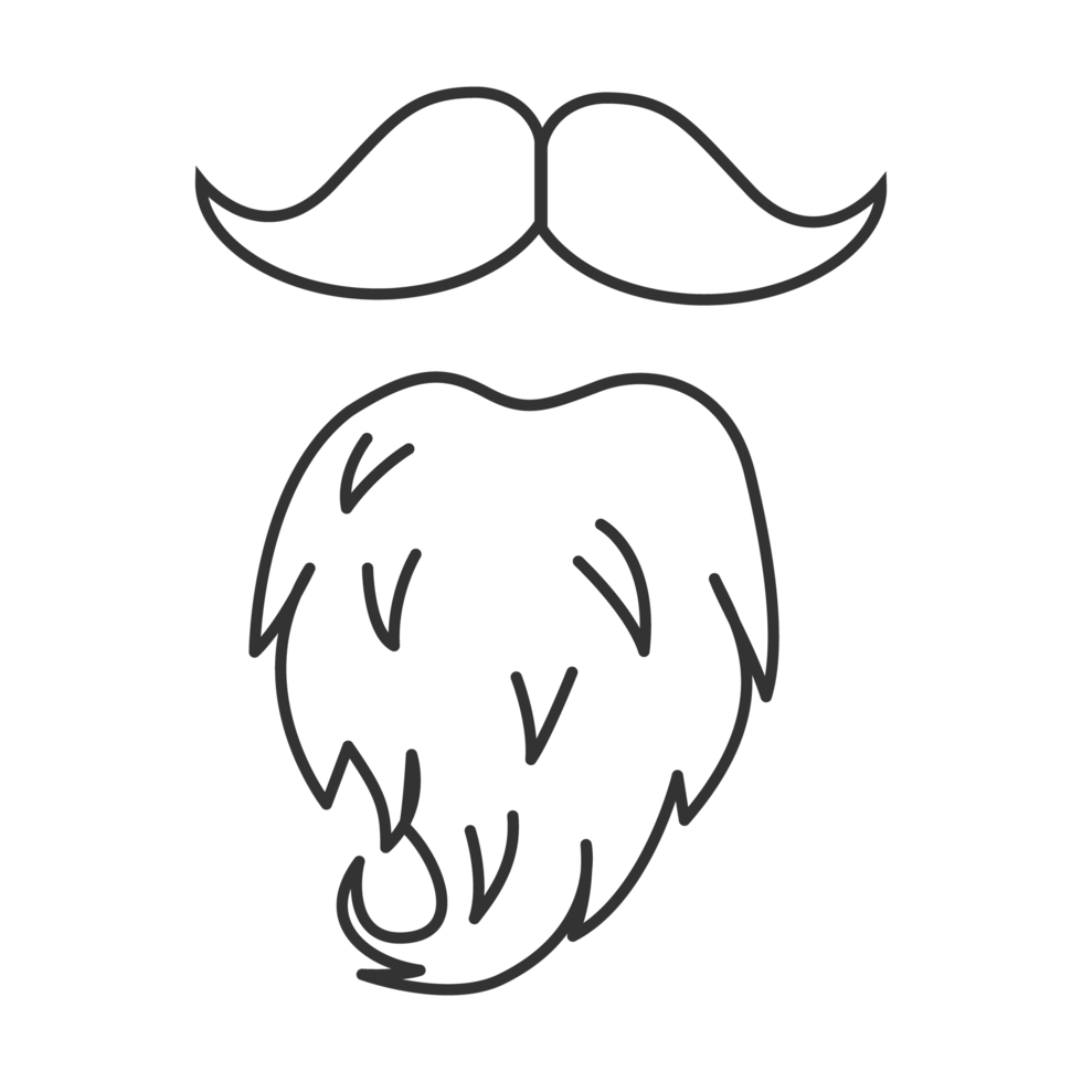 White Beard Clip Art