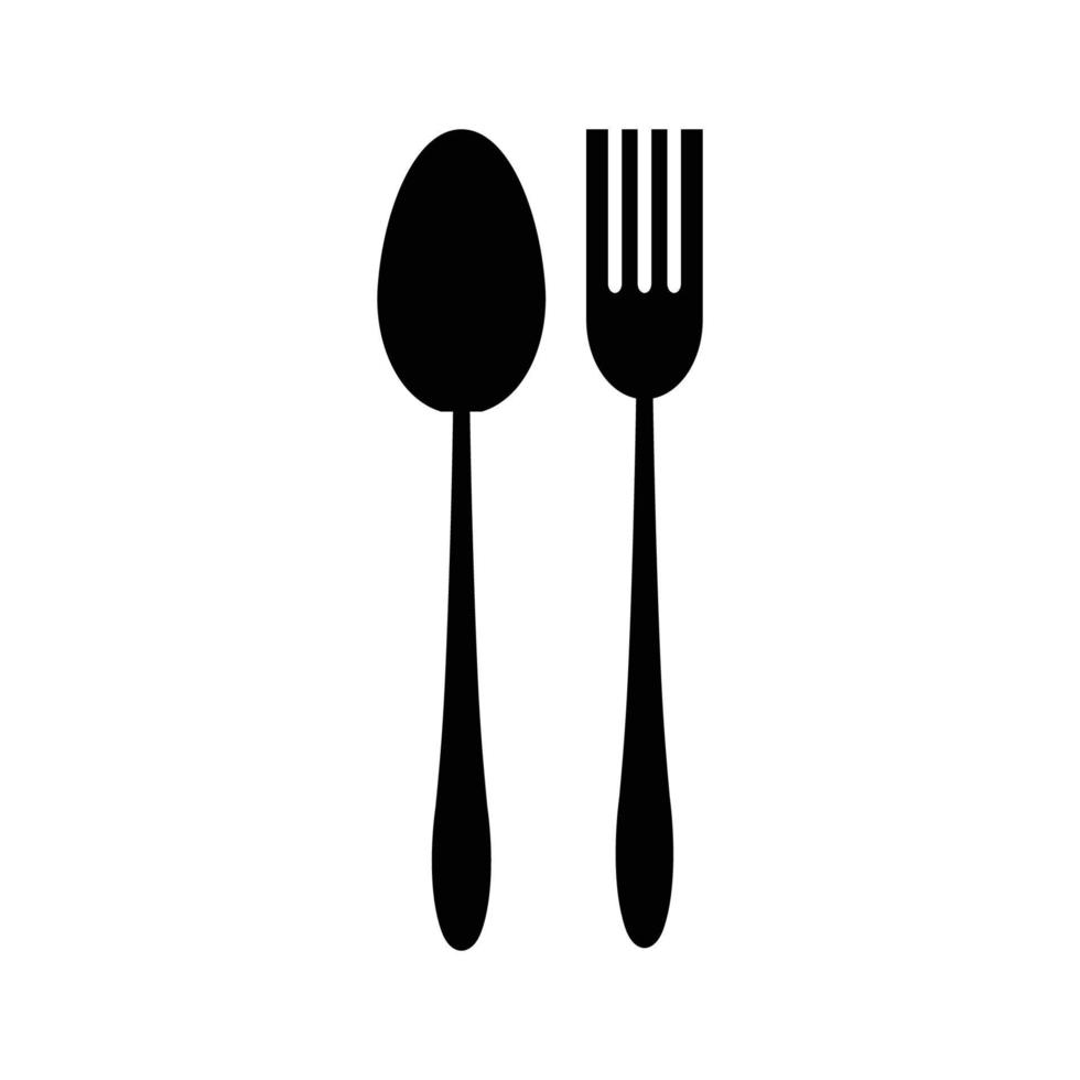 spoon and fork logo vector