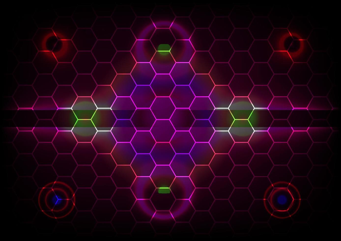 Season celebration abstract background hive honeycomb digital light technology connection vector illustration