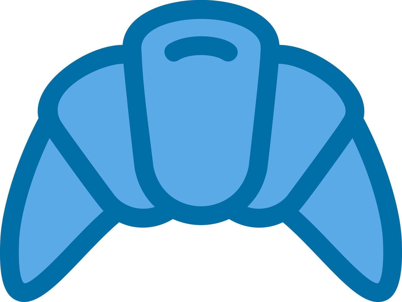 Croissant Vector Icon Design