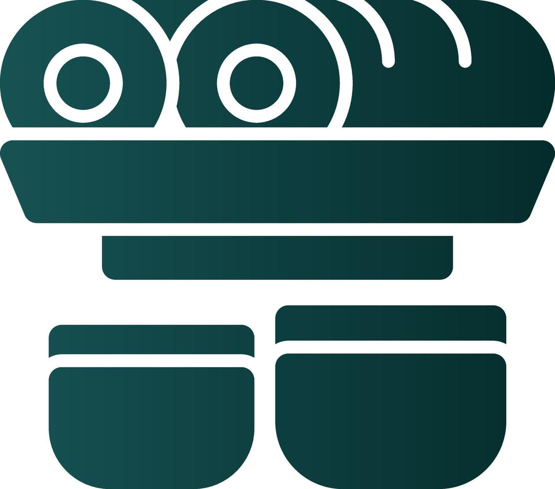Spring Rolls Vector Icon Design