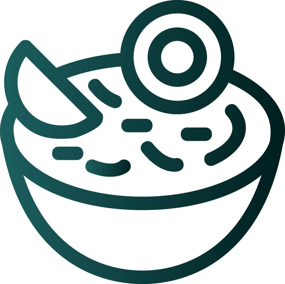 Poke Food Vector Icon Design