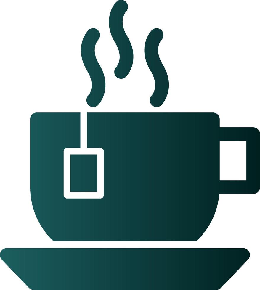 Afternoon Tea Vector Icon Design