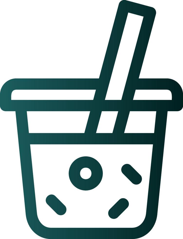 Boba Vector Icon Design