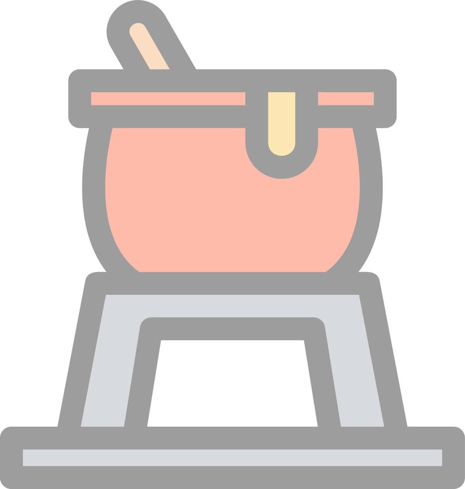 Fondue Vector Icon Design