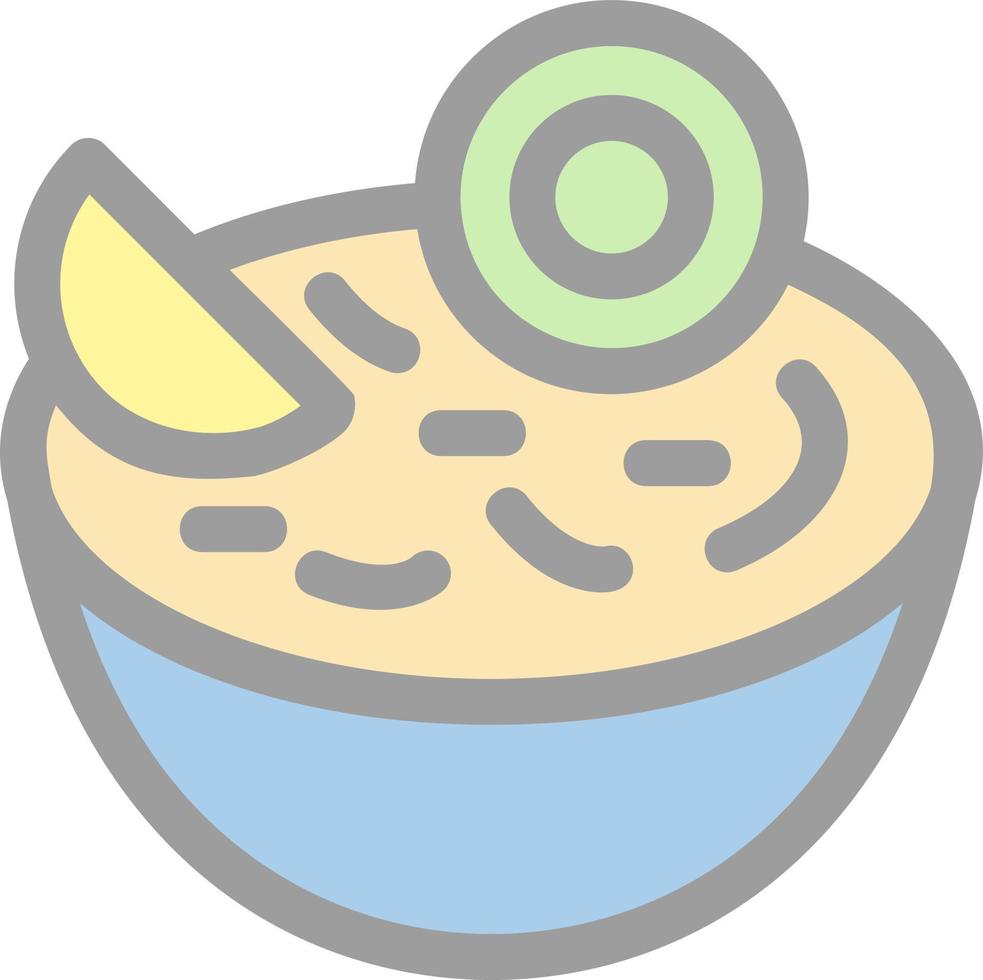Poke Food Vector Icon Design