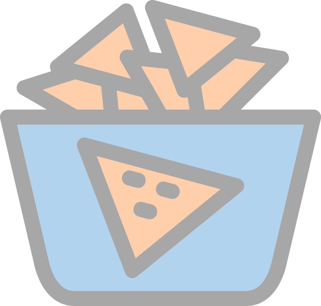 Nachos Vector Icon Design