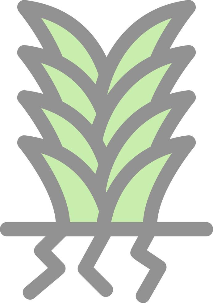 diseño de icono de vector de yuca