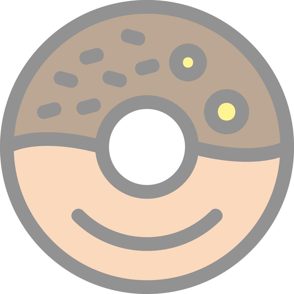 Doughnut Vector Icon Design