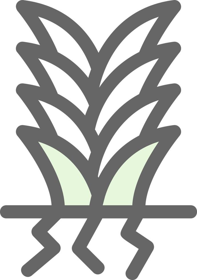 diseño de icono de vector de yuca