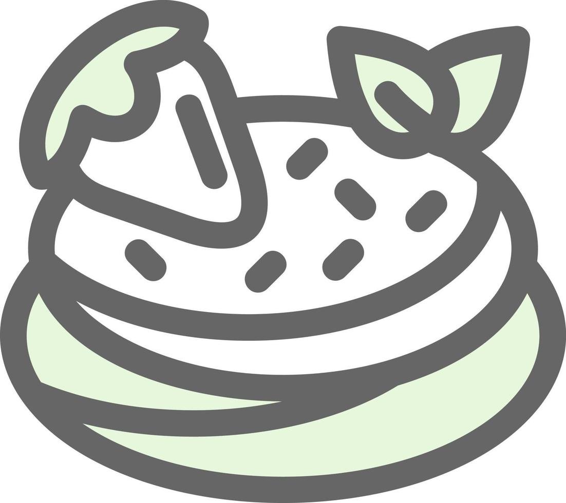 diseño de icono de vector de pavlova