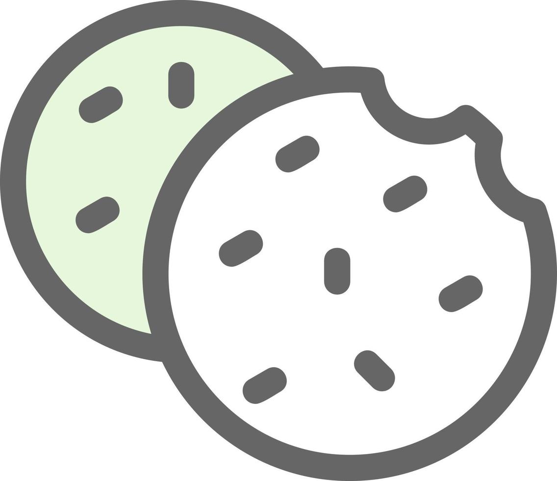 Chocolate Chip Vector Icon Design