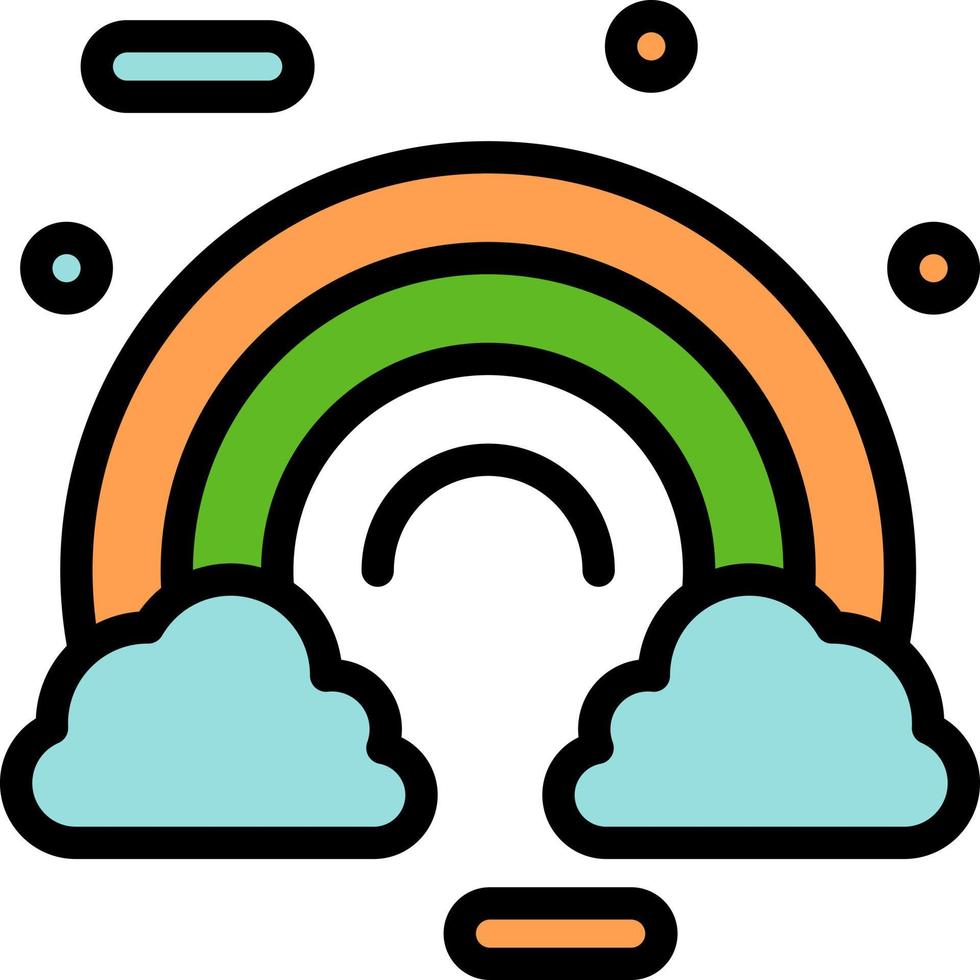 Celebrate Cloud Colorful Ireland Irish  Flat Color Icon Vector icon banner Template