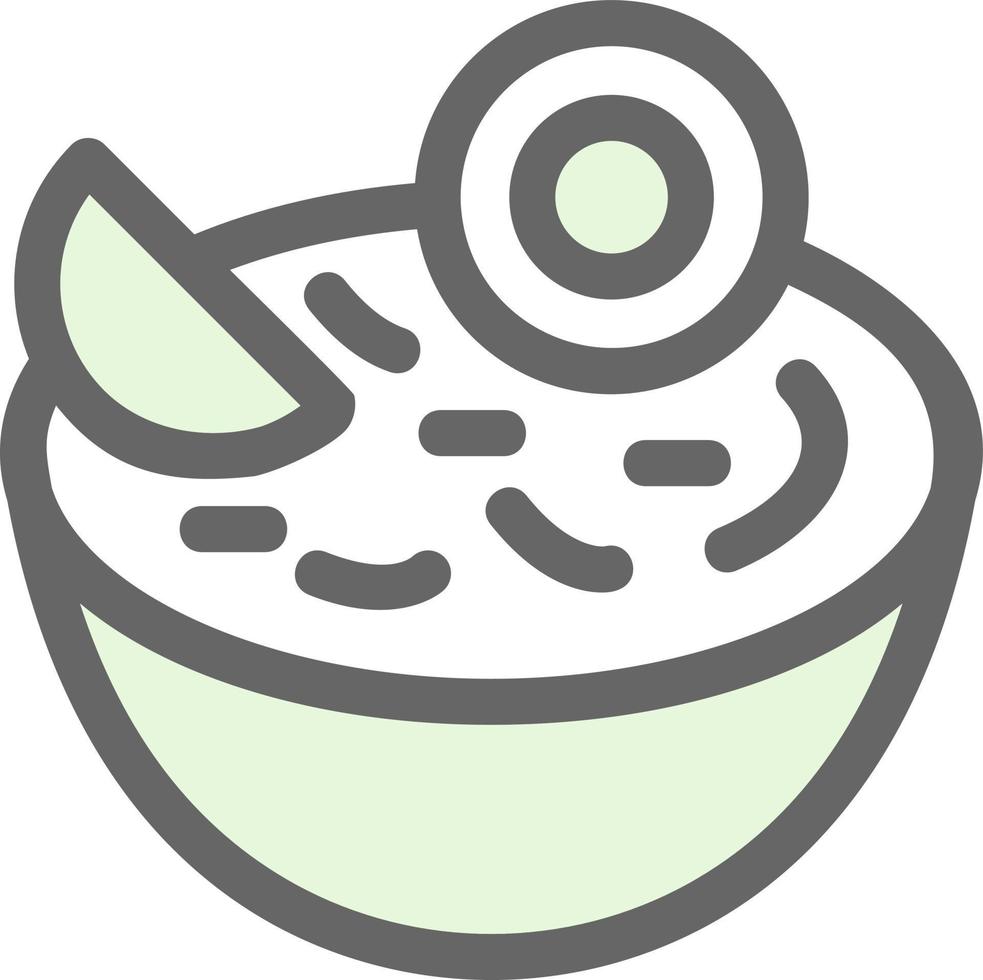 Poke Food Vector Icon Design