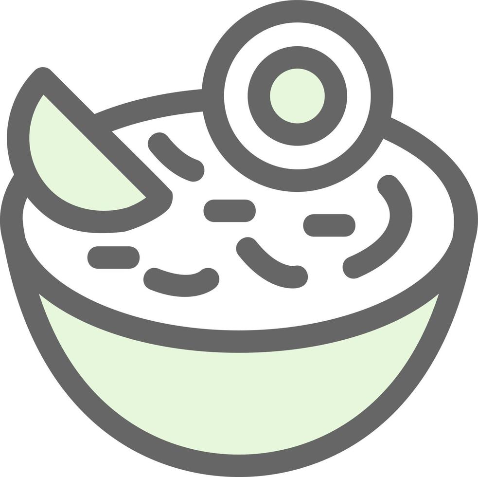 Poke Food Vector Icon Design