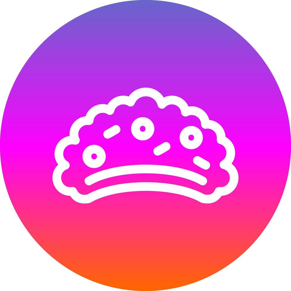 diseño de icono de vector de empanada