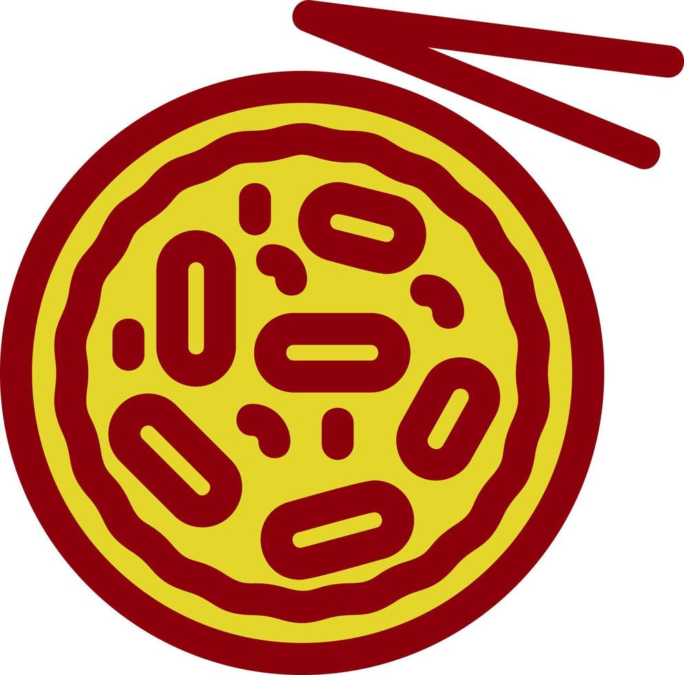 Tteokbokki Vector Icon Design