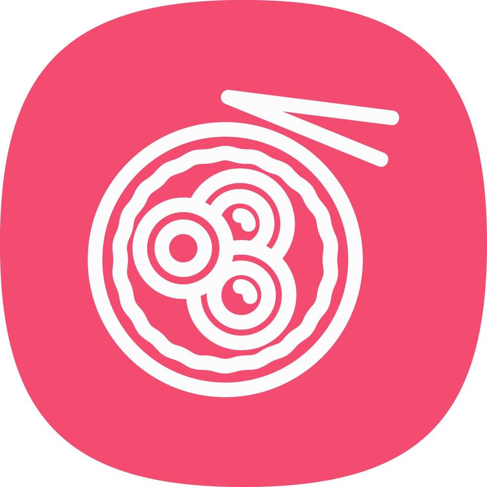 Spaghetti Vector Icon Design