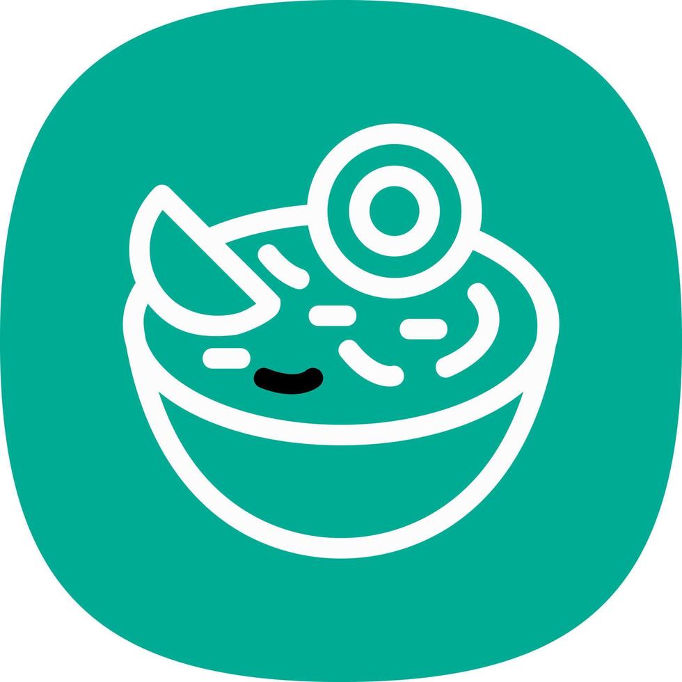 Poke Food Vector Icon Design
