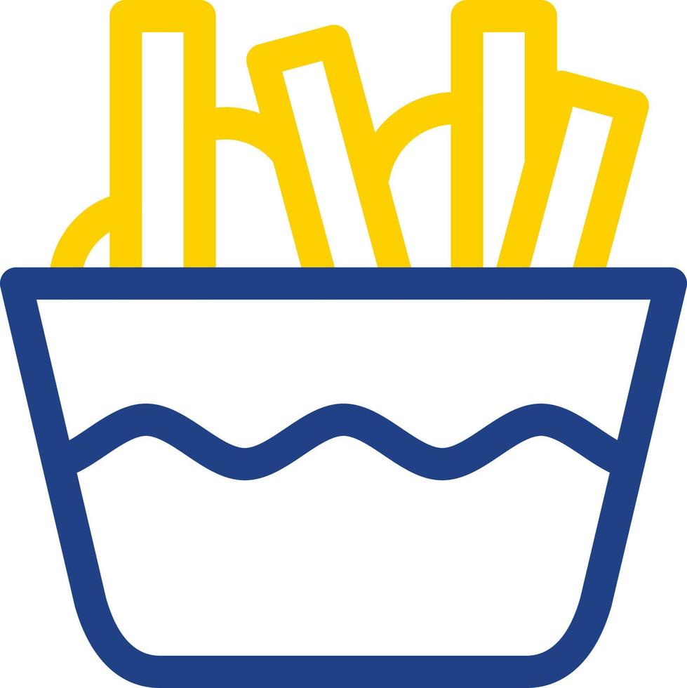 Poutine Vector Icon Design