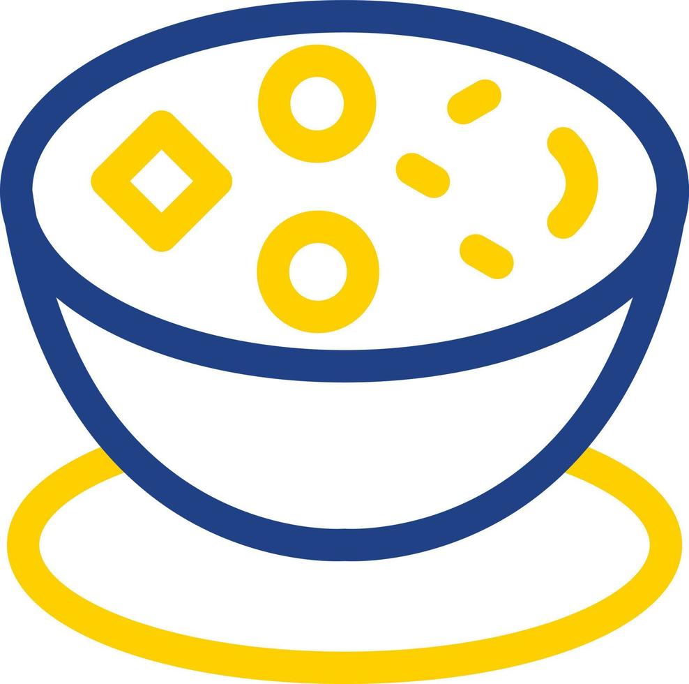 Clam Chowder Vector Icon Design