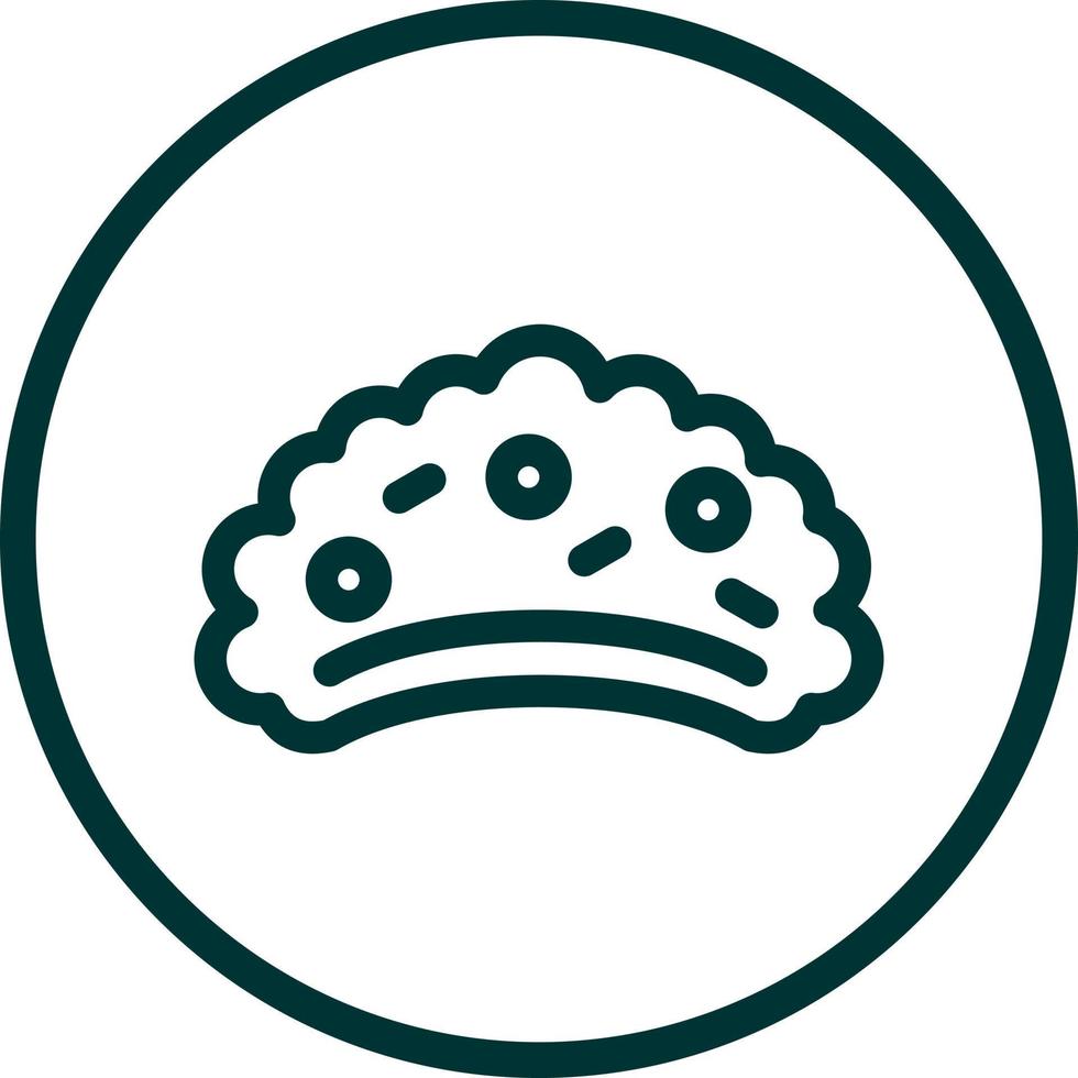 diseño de icono de vector de empanada