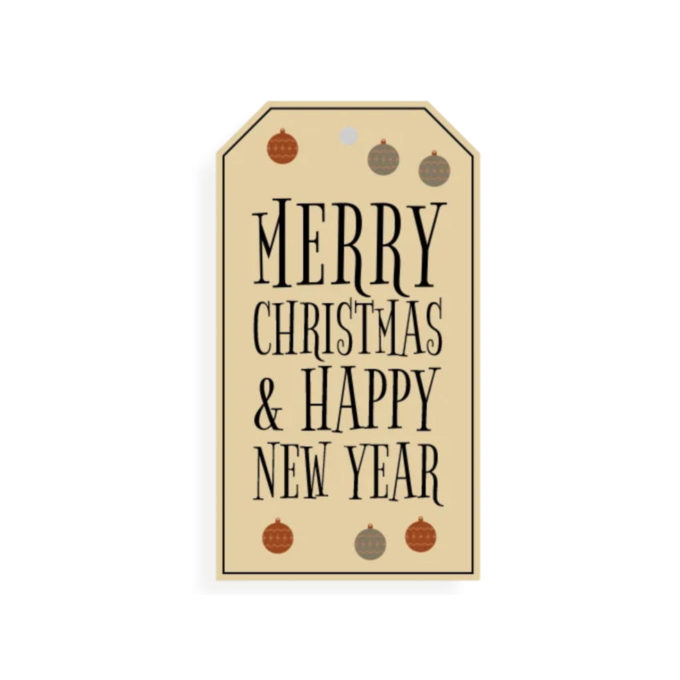 Merry christmas typography png