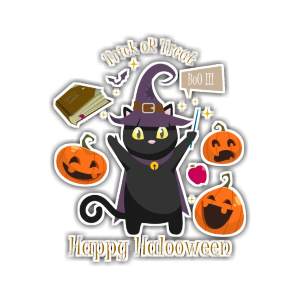 Happy halloween design png