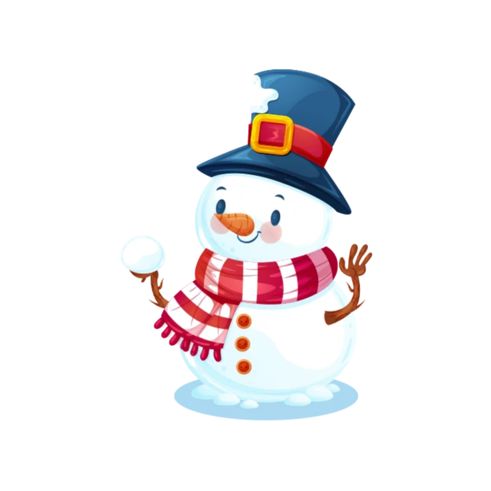 Merry christmas snowman png