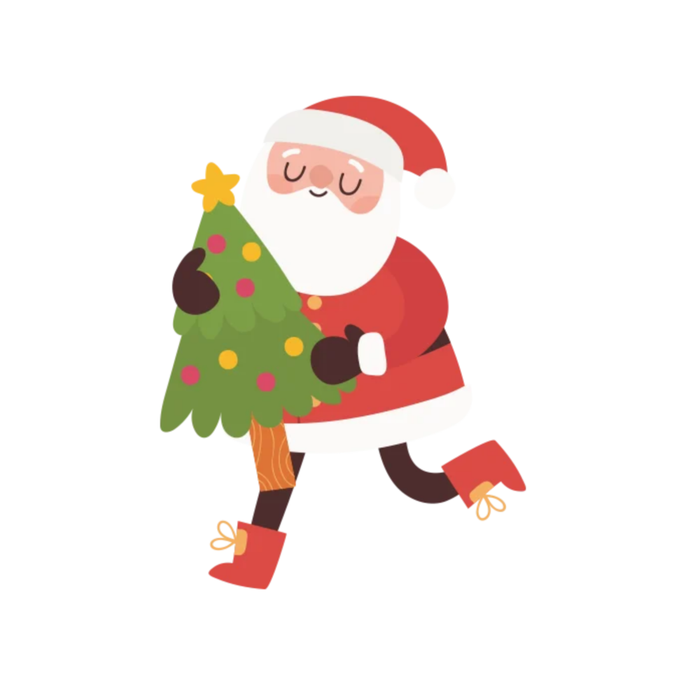 babbo natale cartone animato png