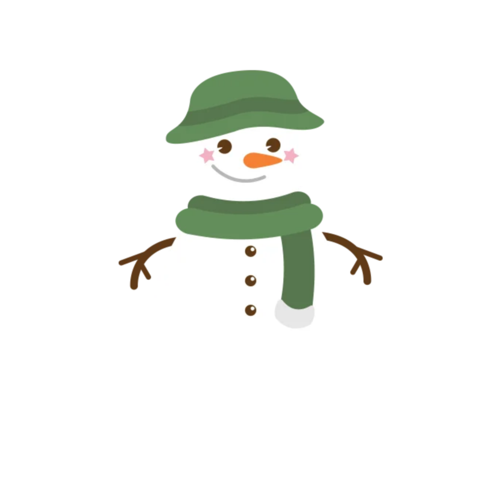 Merry christmas snowman png