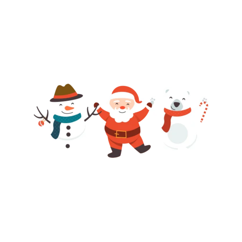 Merry christmas snowman png