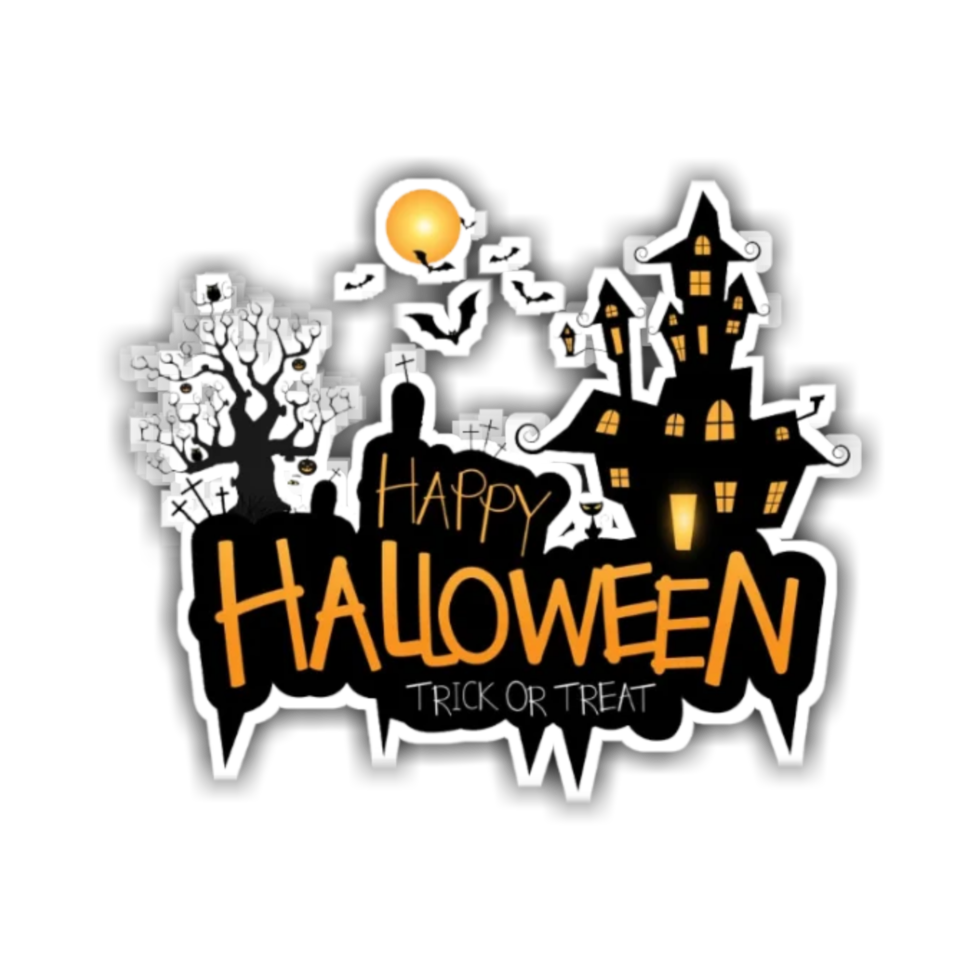 Happy halloween design png