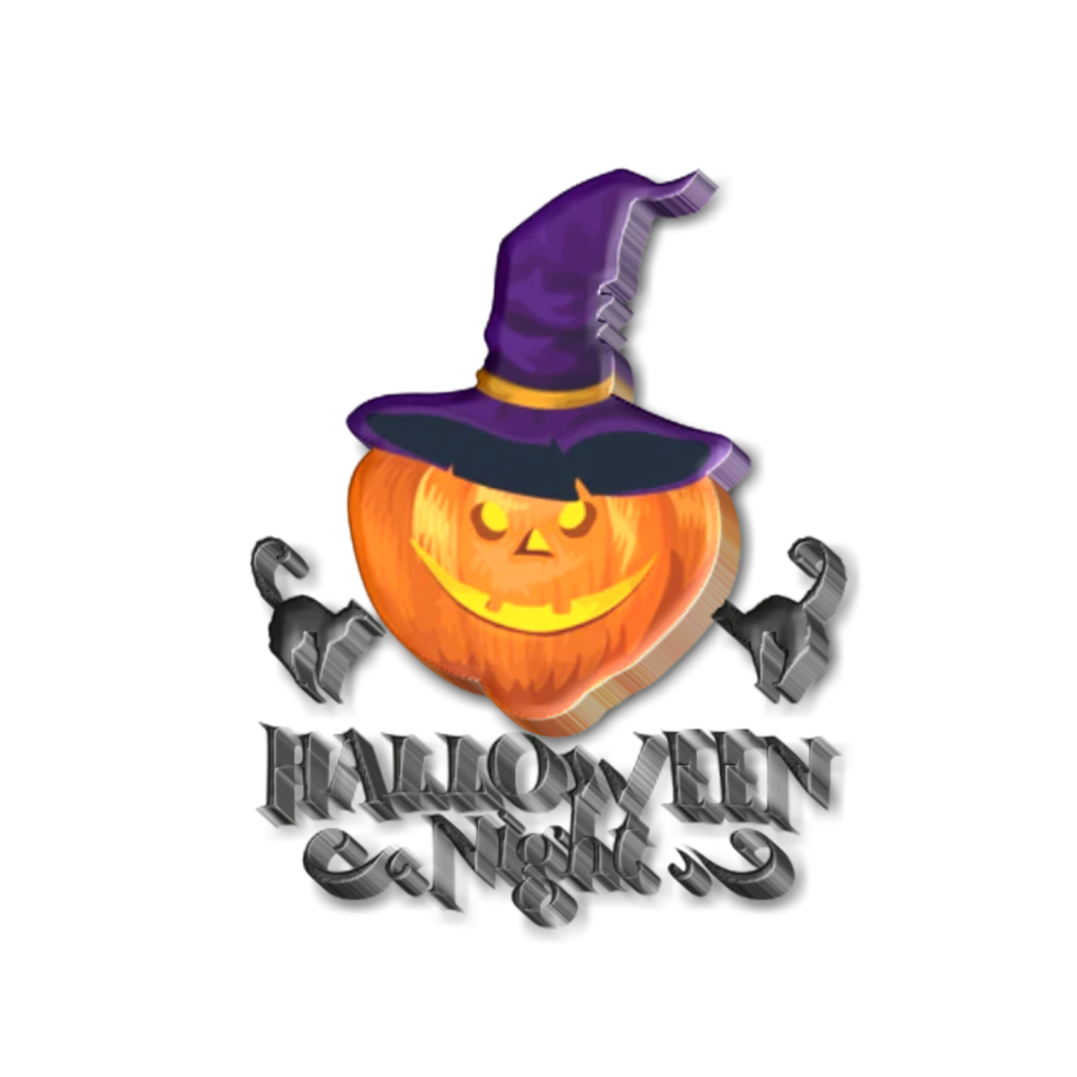 Happy halloween design png