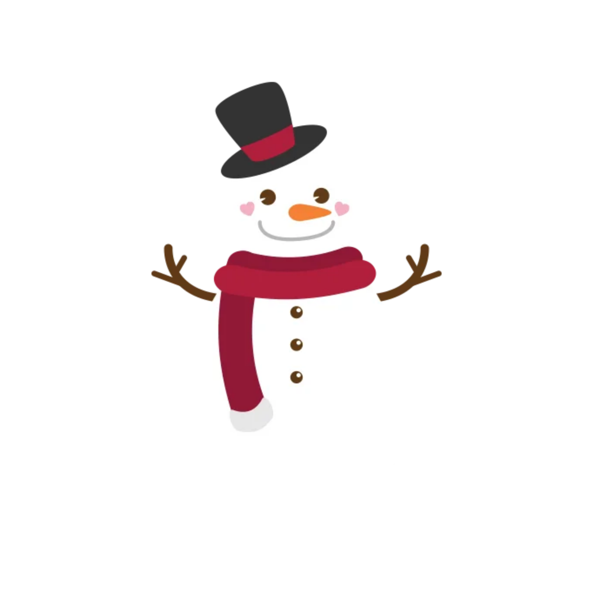 desenho de boneco de neve feliz natal 15723506 PNG