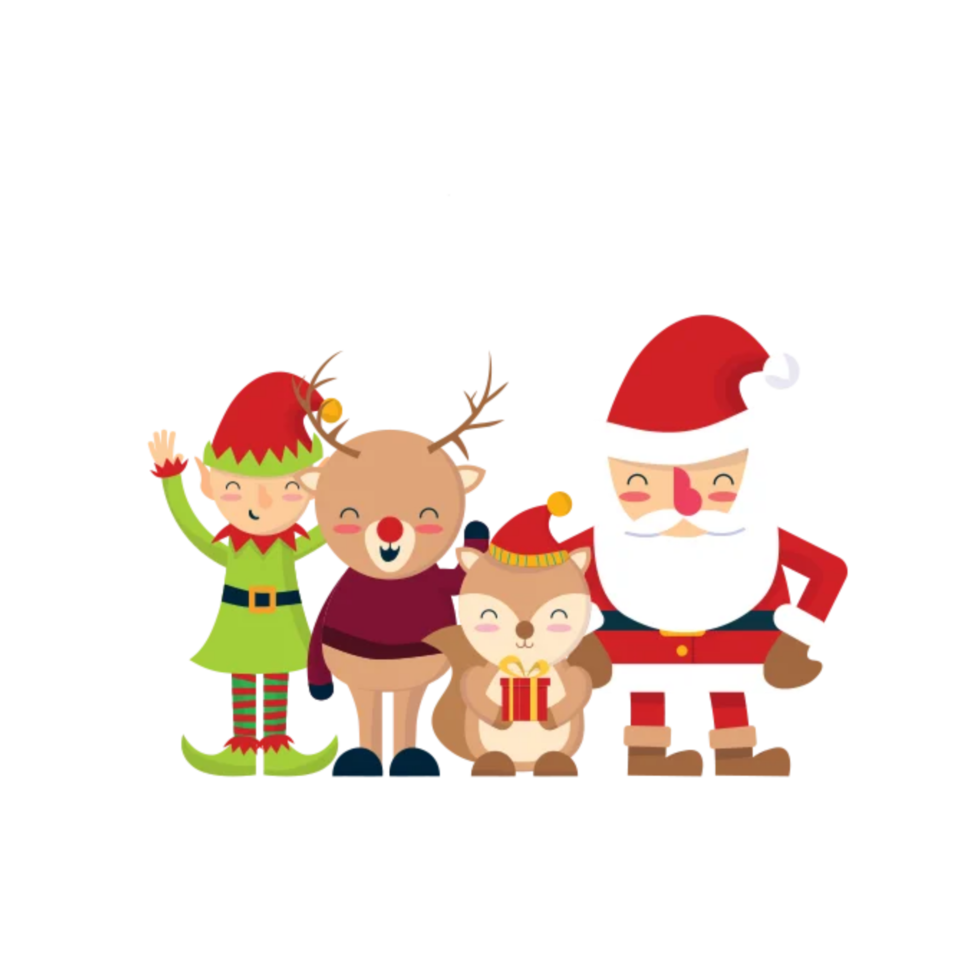 babbo natale cartone animato png