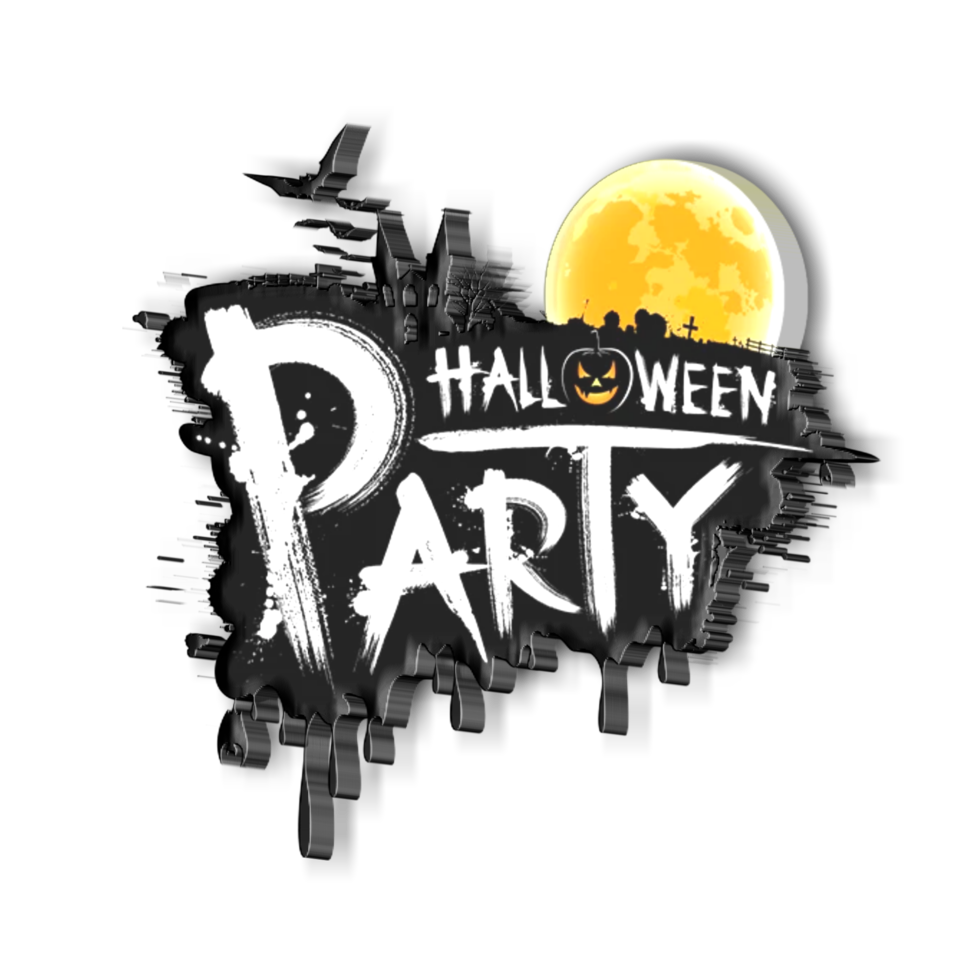 Happy halloween design png