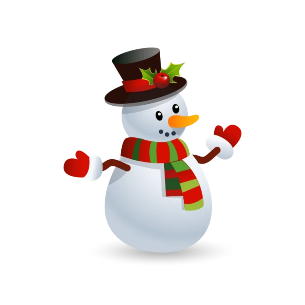 Merry christmas snowman png