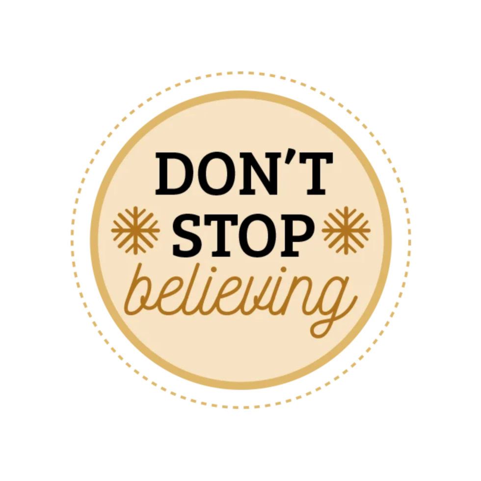 Merry christmas typography png