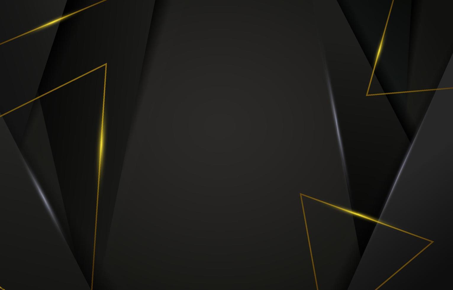 Black Abstract Background With Luxury Gradient vector