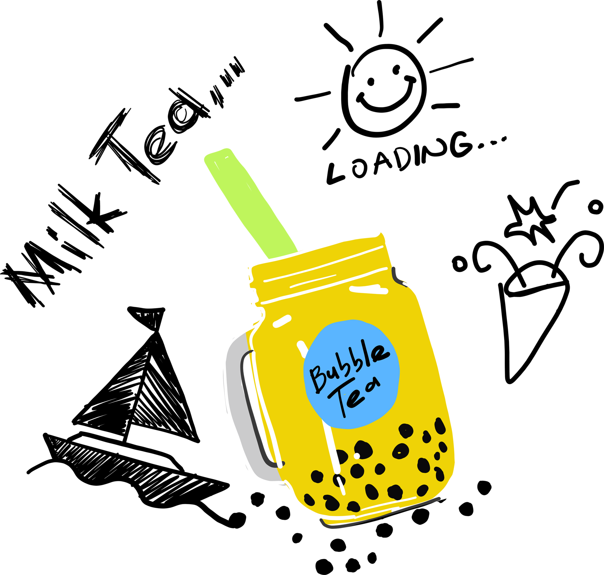 Bubble milk tea, Pearl milk tea. png. 15723702 PNG