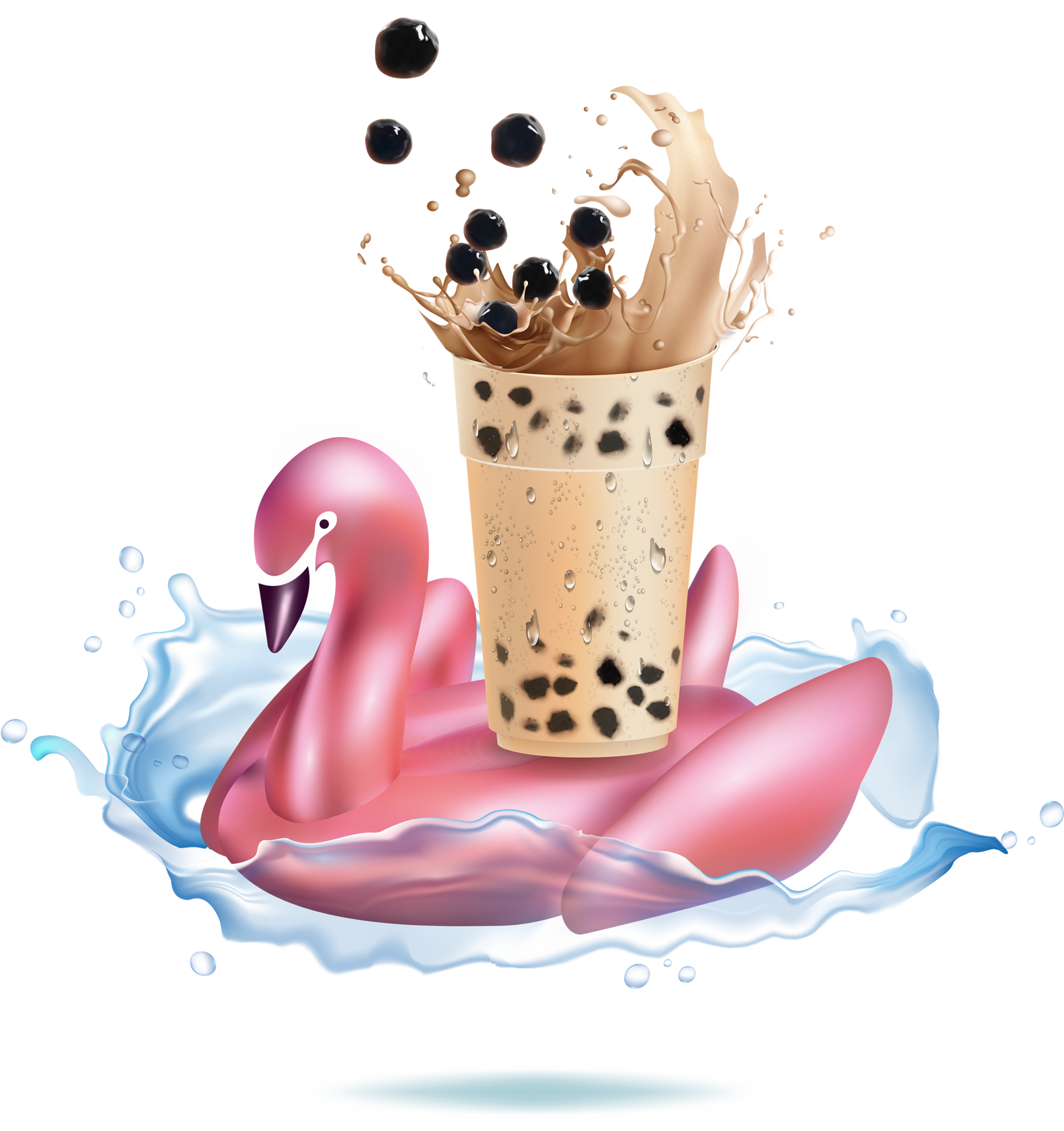 Bubble milk tea, Pearl milk tea. png. 15723760 PNG