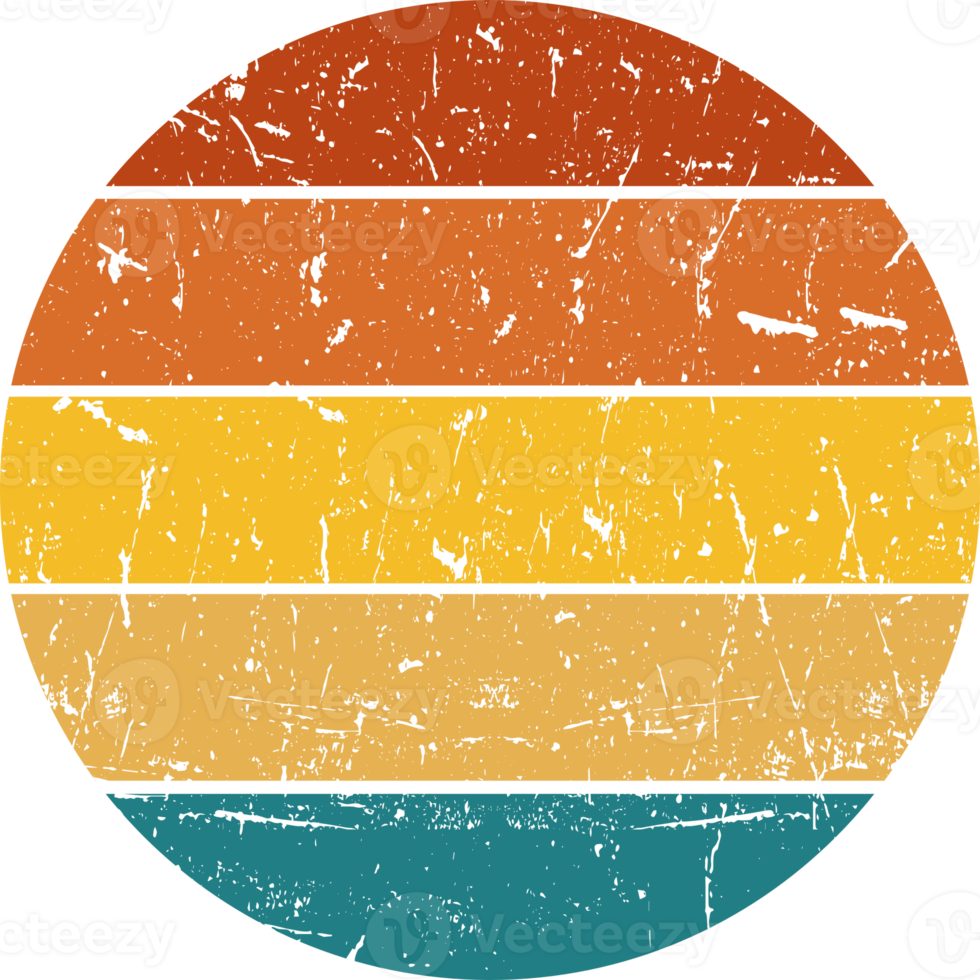 wijnoogst retro zonsondergang png