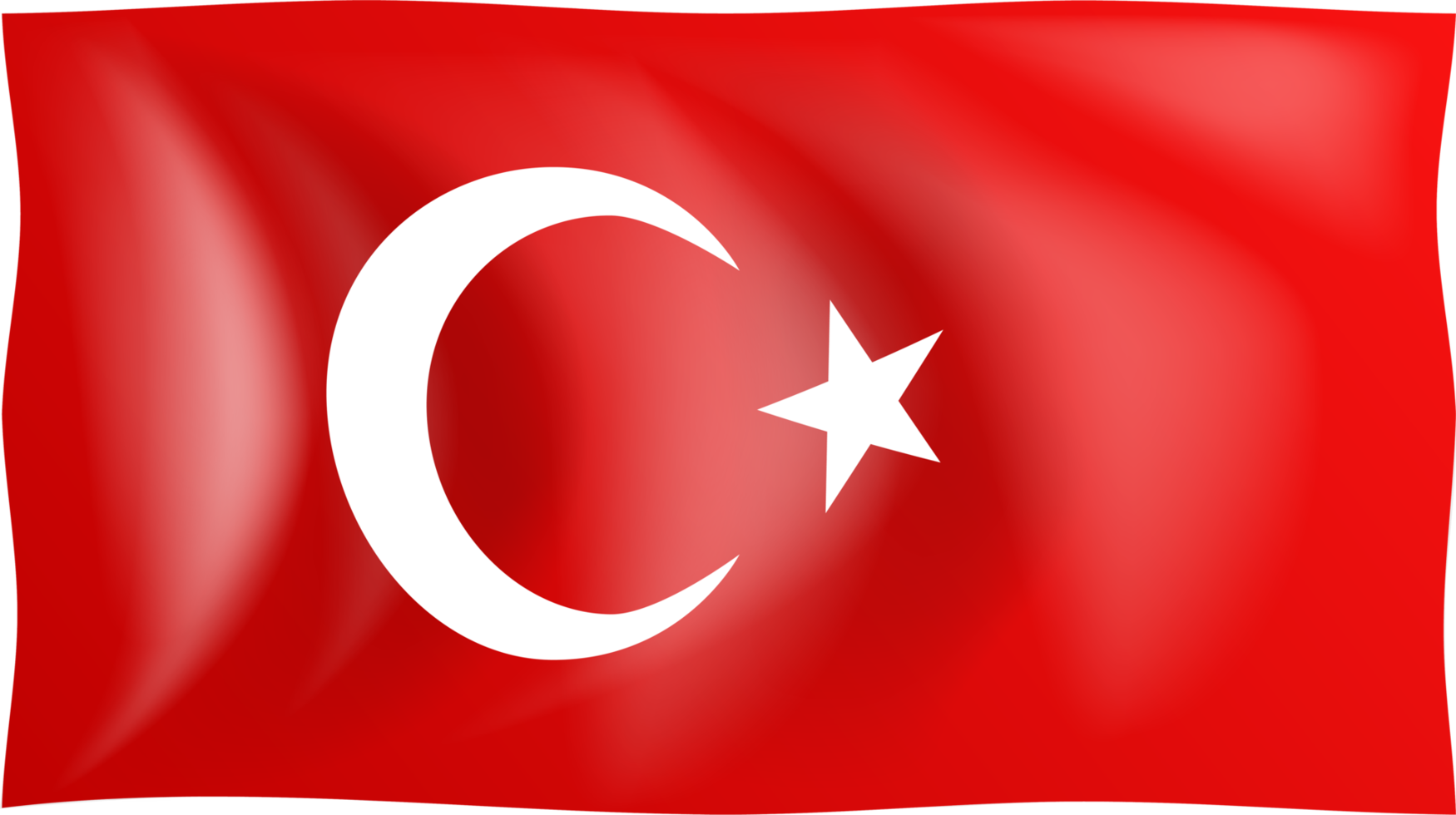 drapeau de la Turquie, drapeau national de la Turquie. png. png